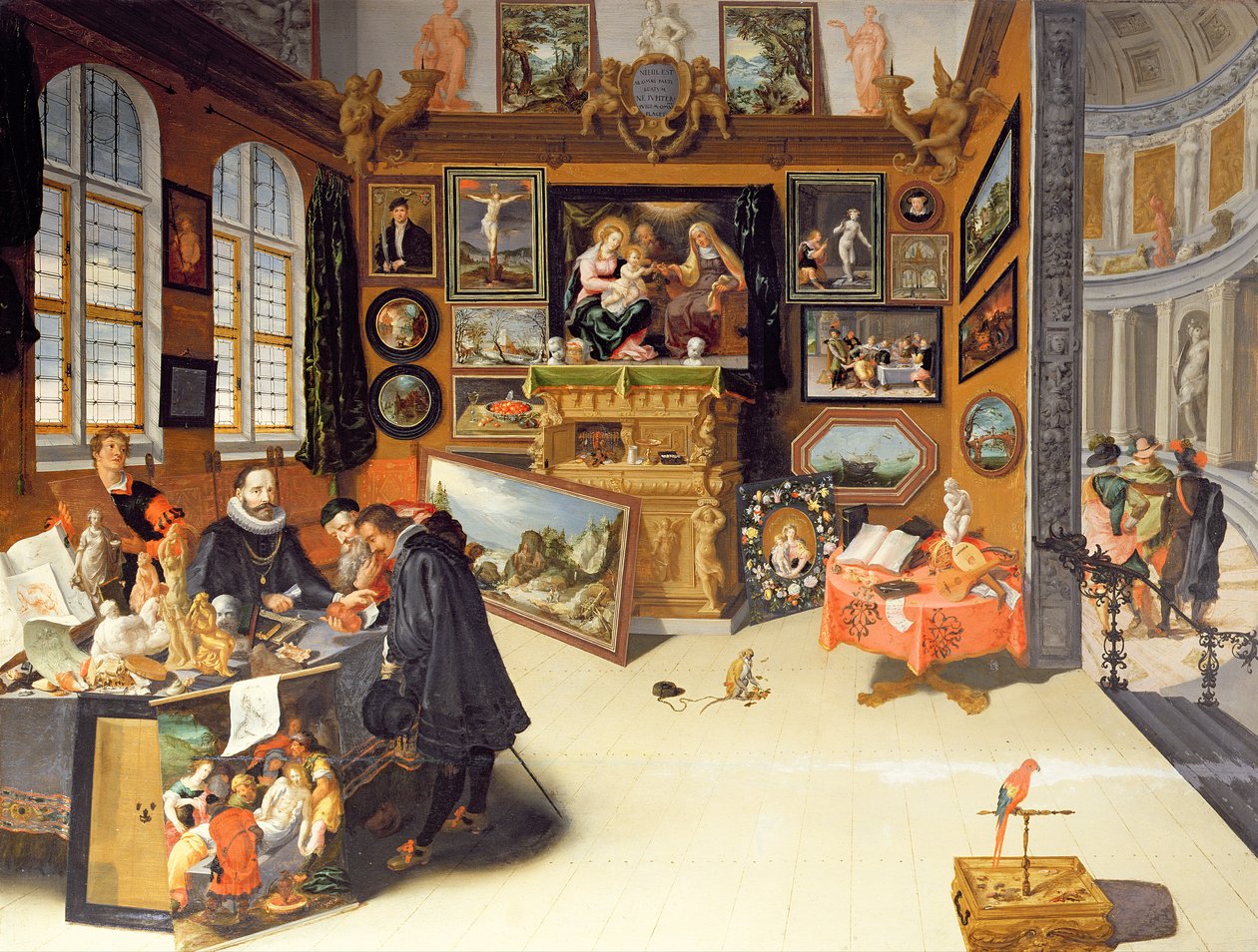 Interior de una Galería de Arte de Frans II Francken