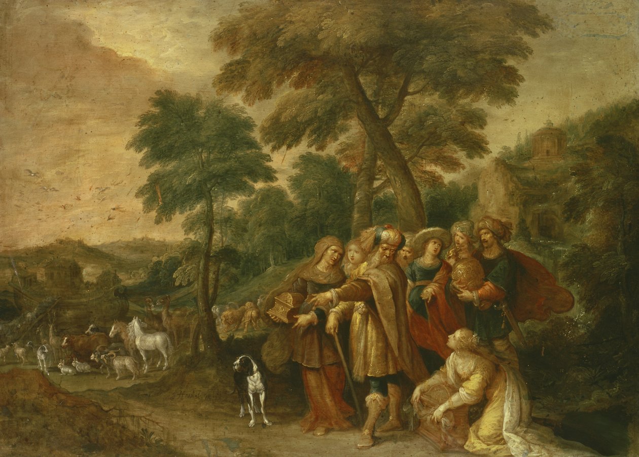 Noé entrando en el arca de Frans II Francken