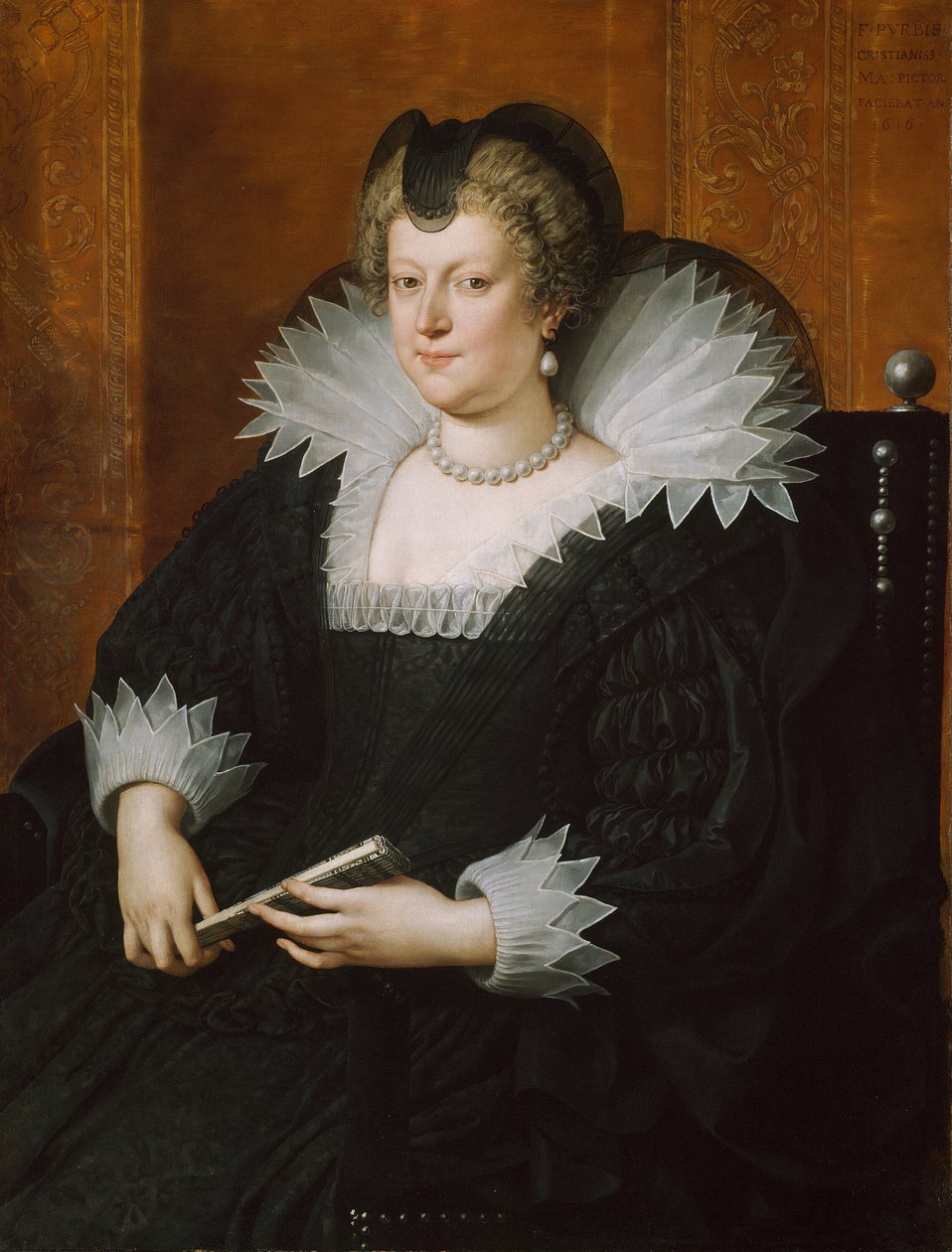 Marie de Médicis, 1616 de Frans Pourbus the Younger