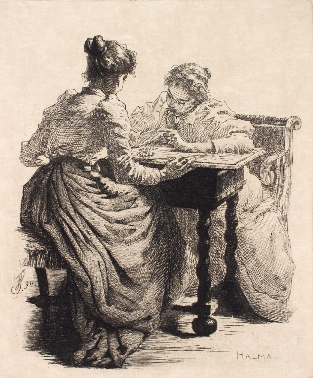 Halma de Frans Schwartz