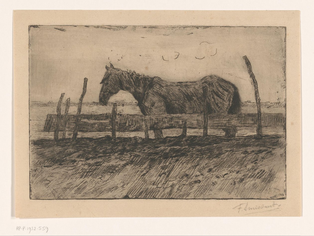 Caballo de Frans Smissaert (signed by artist)