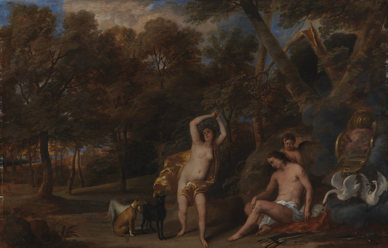 Venus lamentando la muerte de Adonis de Frans Wouters