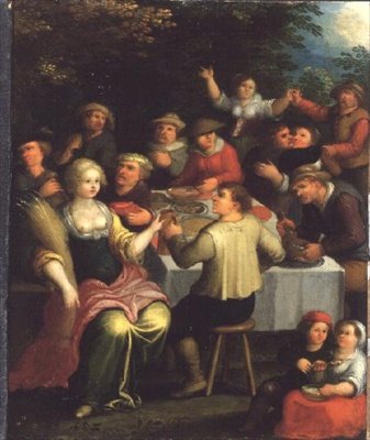 Fiesta de la cosecha de Frans the Elder (circle of) Francken
