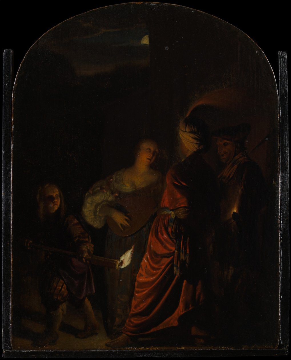 La serenata, ca. 1678-80 de Frans van Mieris