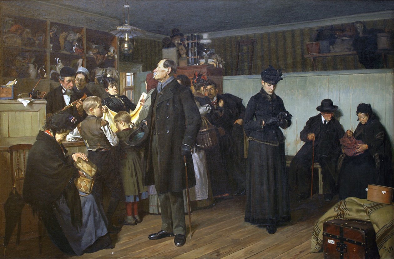 En la casa de empeños de Frants Henningsen