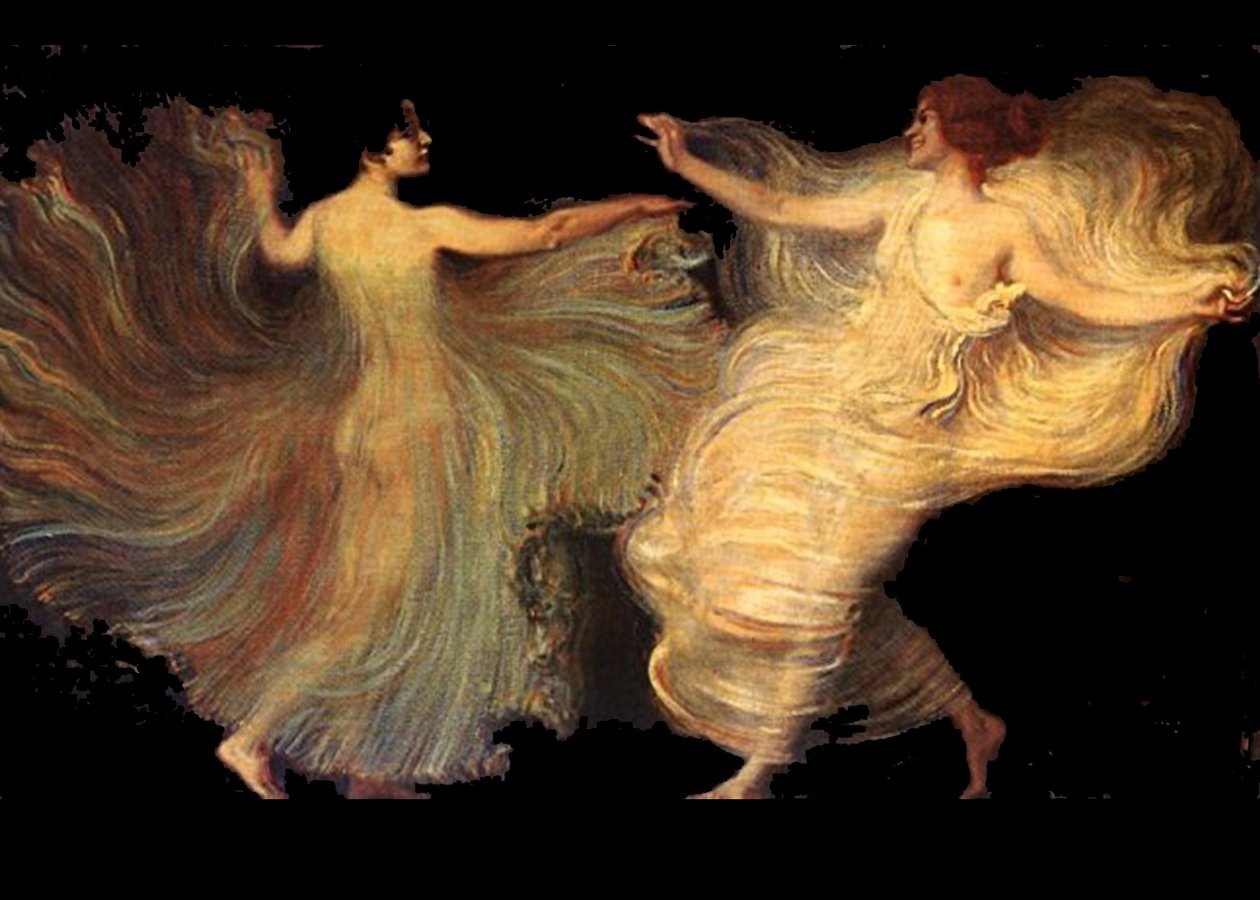 Bailarines de Franz von Stuck