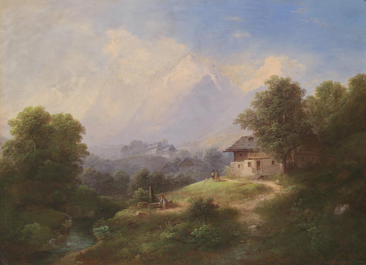 Paisaje de Tirol del Sur de Franz Barbarini