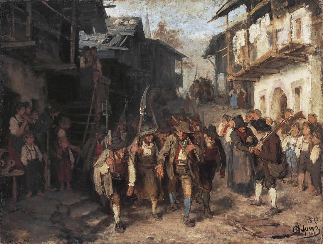 El último contingente de Franz Defregger
