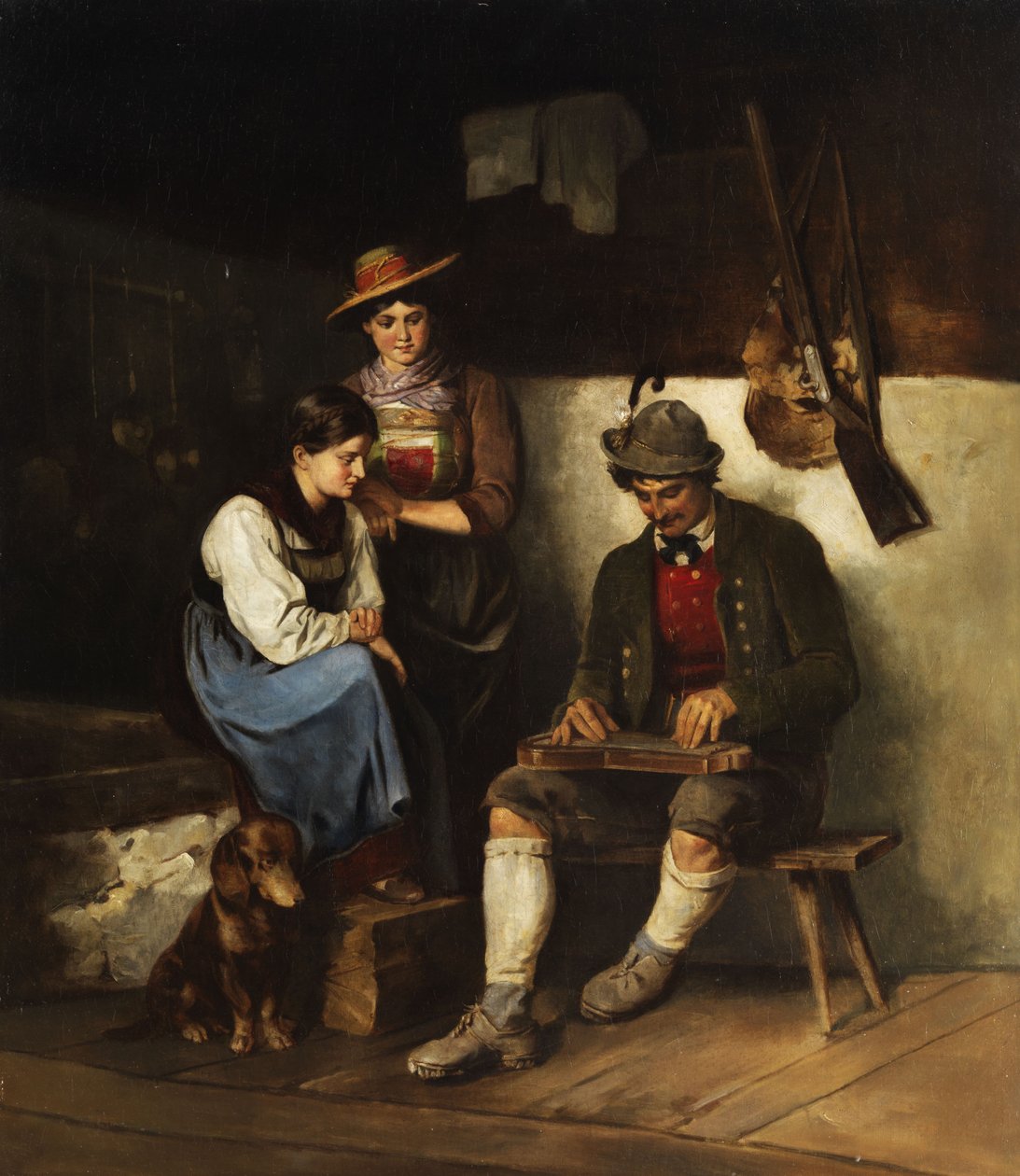 El tocador de cítara de Franz Defregger