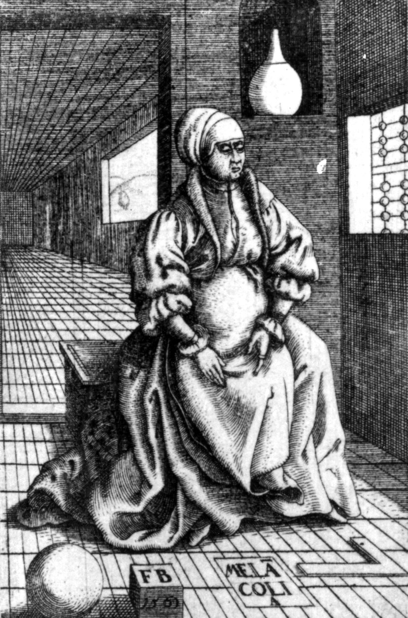 Melancolía, 1560 de Franz Isaac Brun