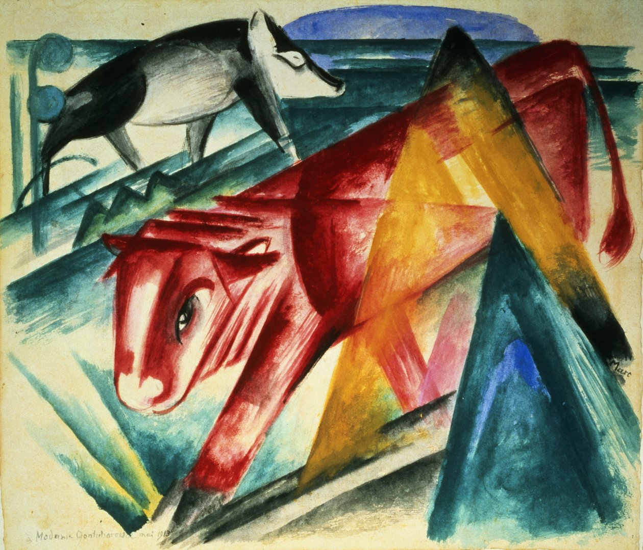 Animales, 1913 de Franz Marc
