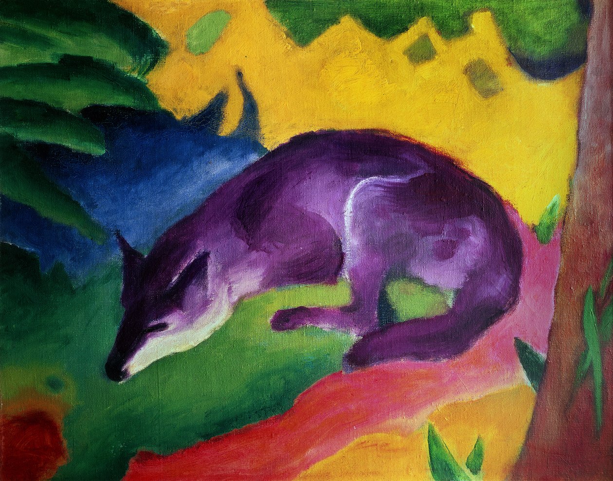 Zorro azul, 1911 de Franz Marc