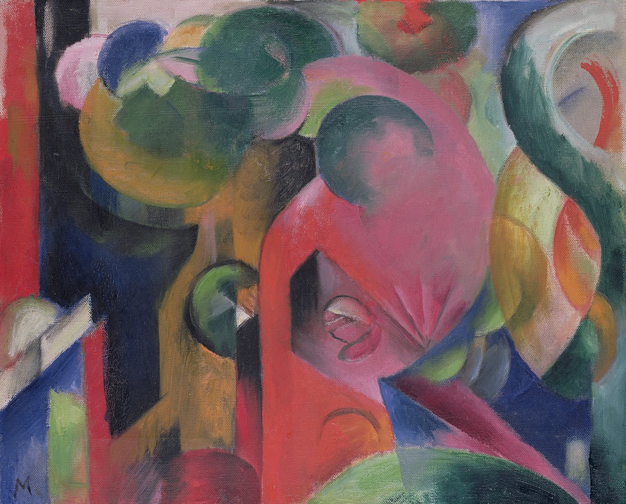 Formas rotas de Franz Marc