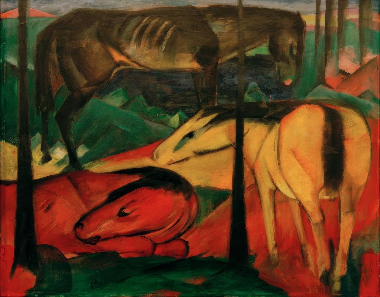 Los tres caballos de Franz Marc