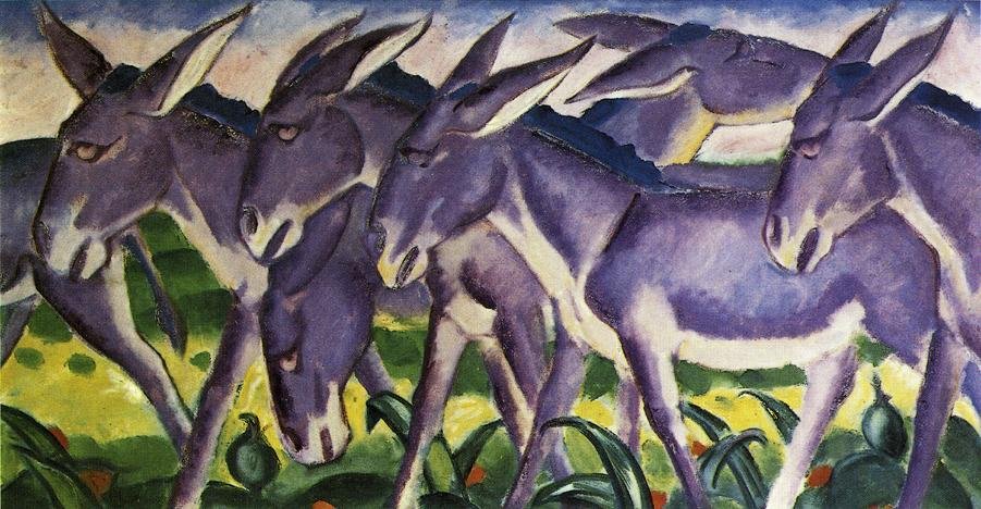 Friso de burros de Franz Marc