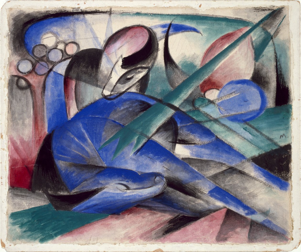 Caballo Soñando de Franz Marc