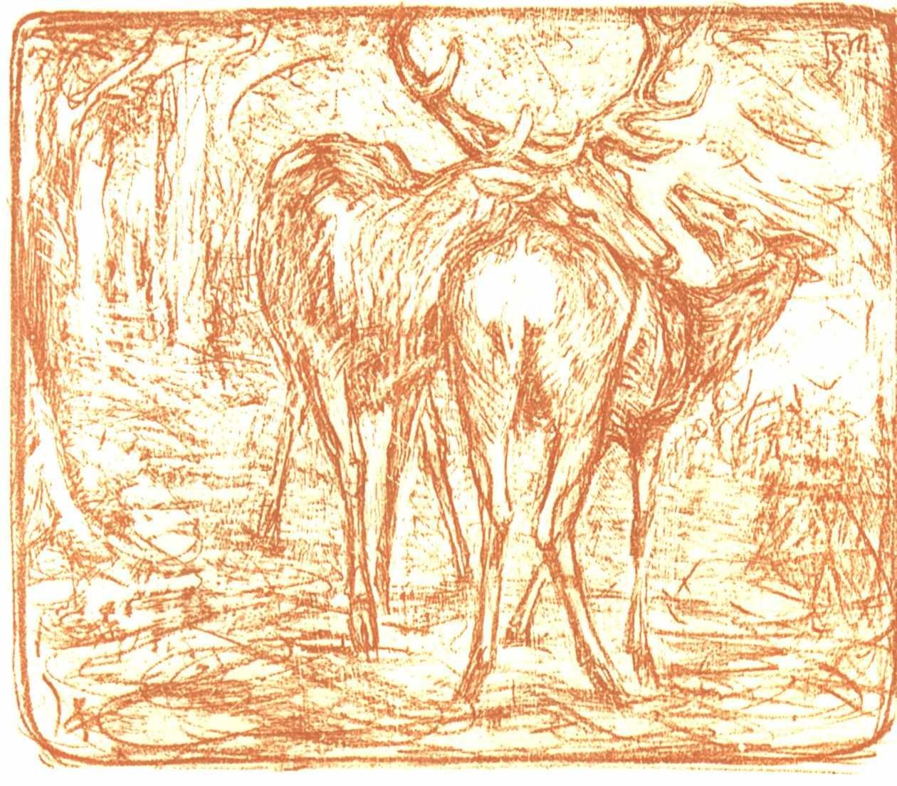 Ciervos de Franz Marc