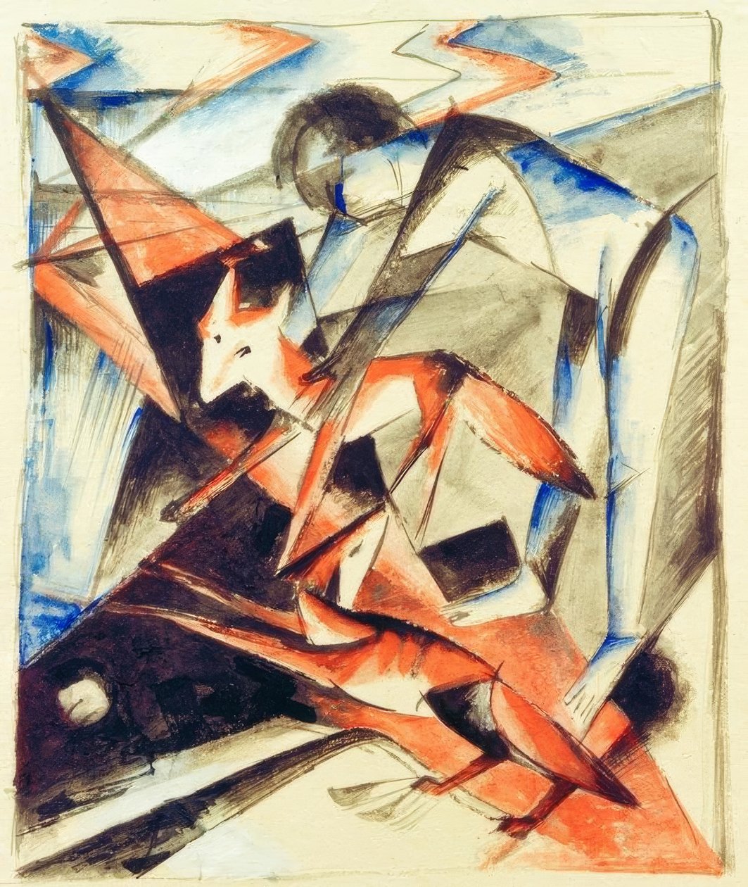Noé y los zorros de Franz Marc