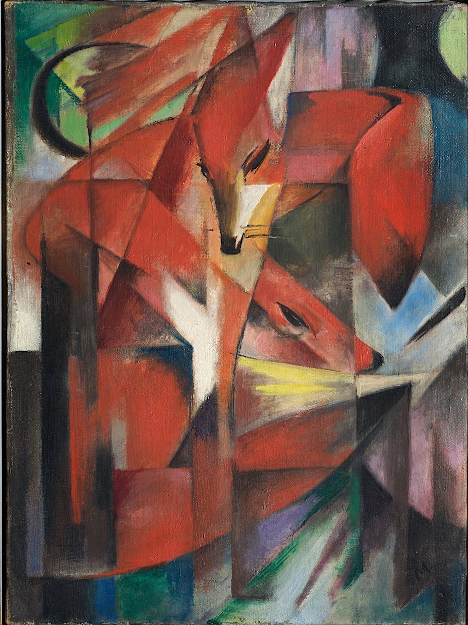 El zorro, 1913 de Franz Marc