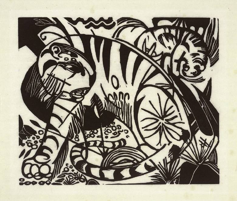 Tigre de Franz Marc