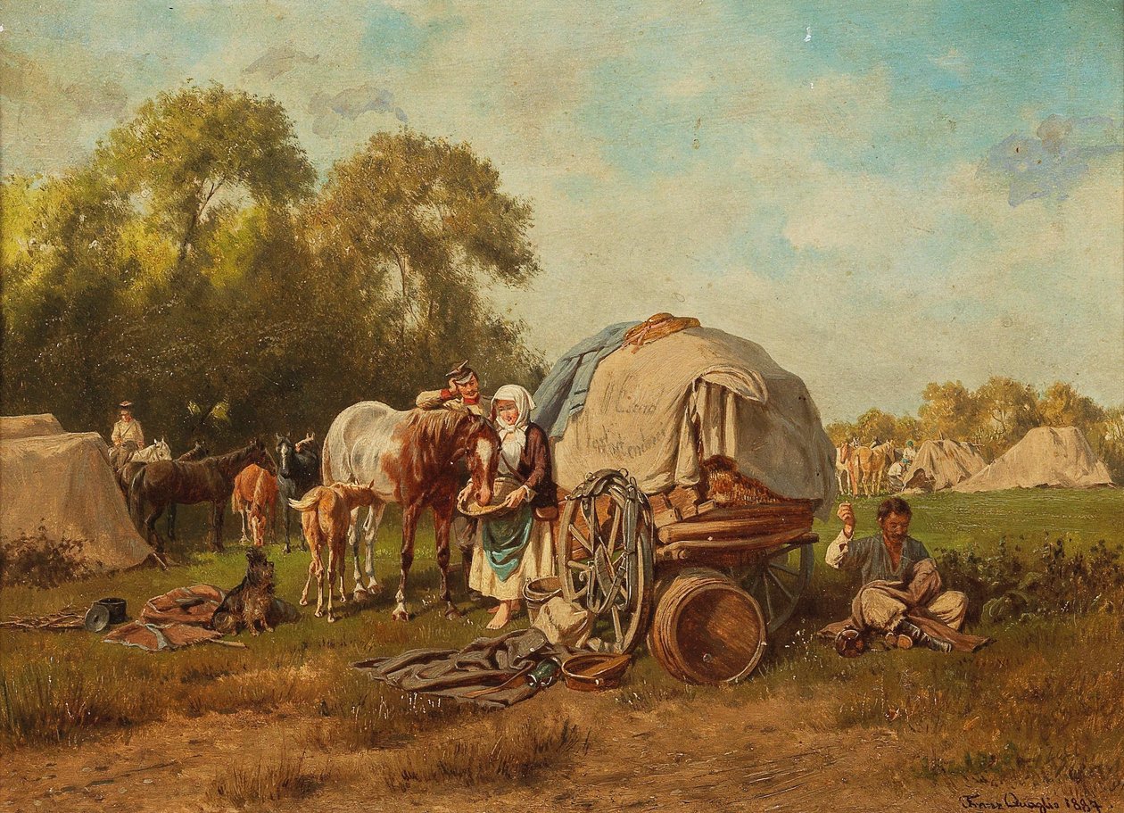 Descansando de Franz Quaglio