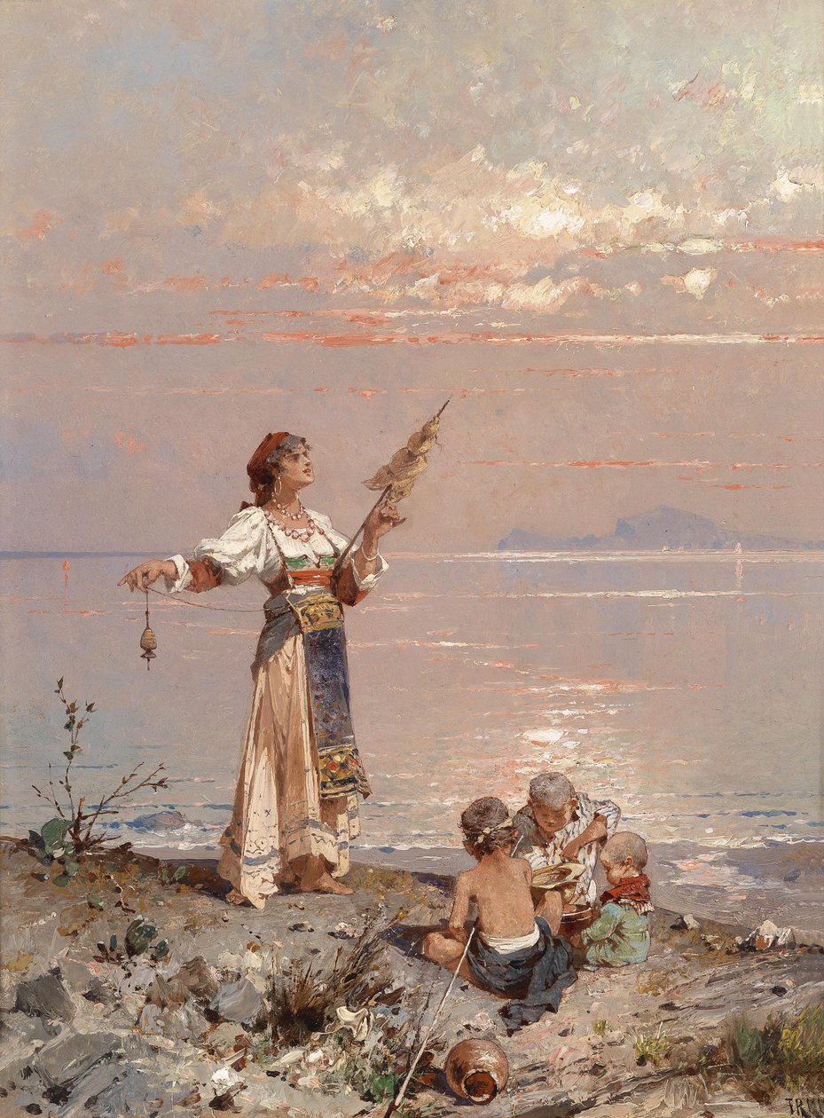 En la bahía de Nápoles de Franz Richard Unterberger