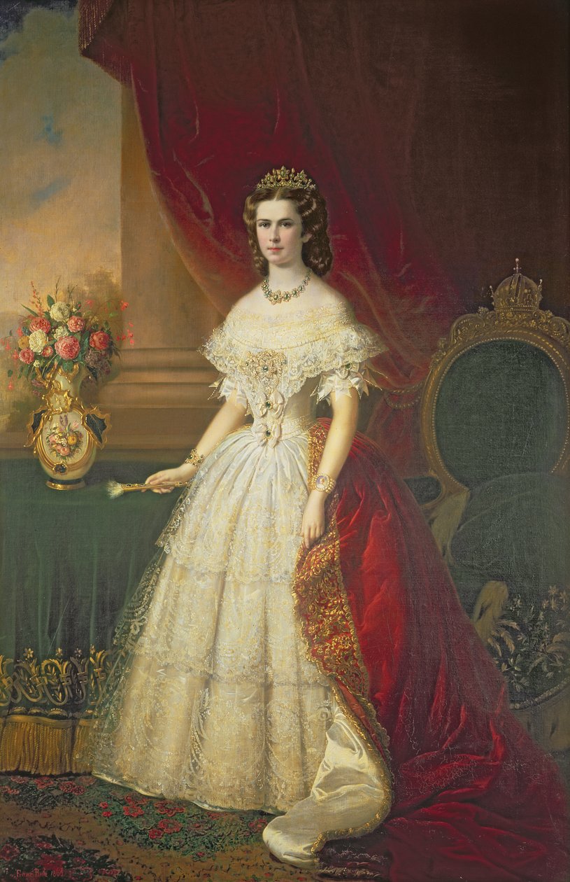 Emperatriz Isabel de Baviera (1837-98), 1863 de Franz Russ