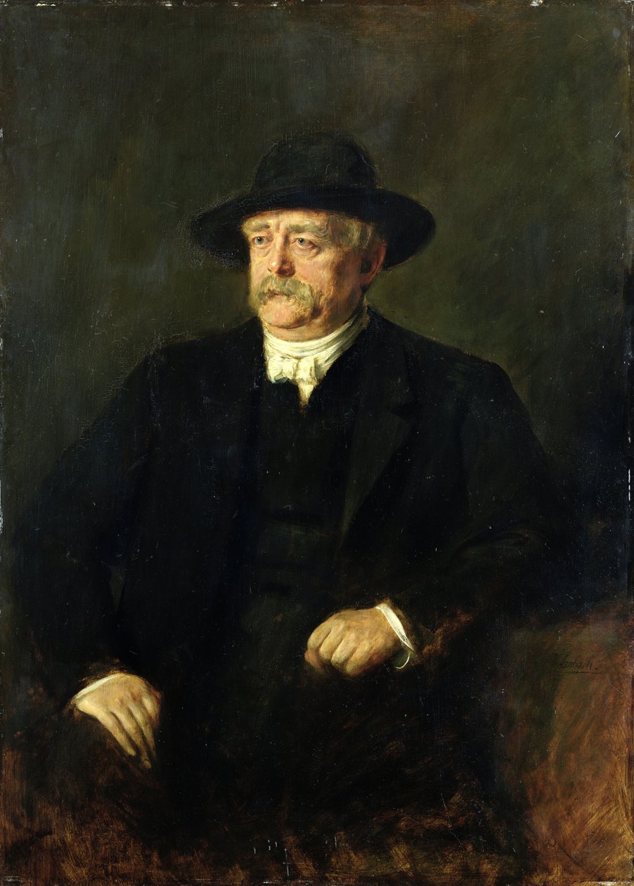 Canciller Otto von Bismarck (1815-98), 1849 de Franz Seraph von Lenbach