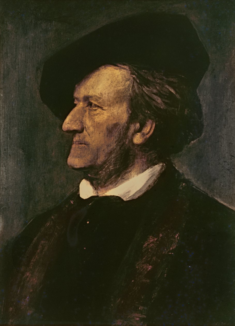 Retrato de Richard Wagner (1813-83) de Franz Seraph von Lenbach