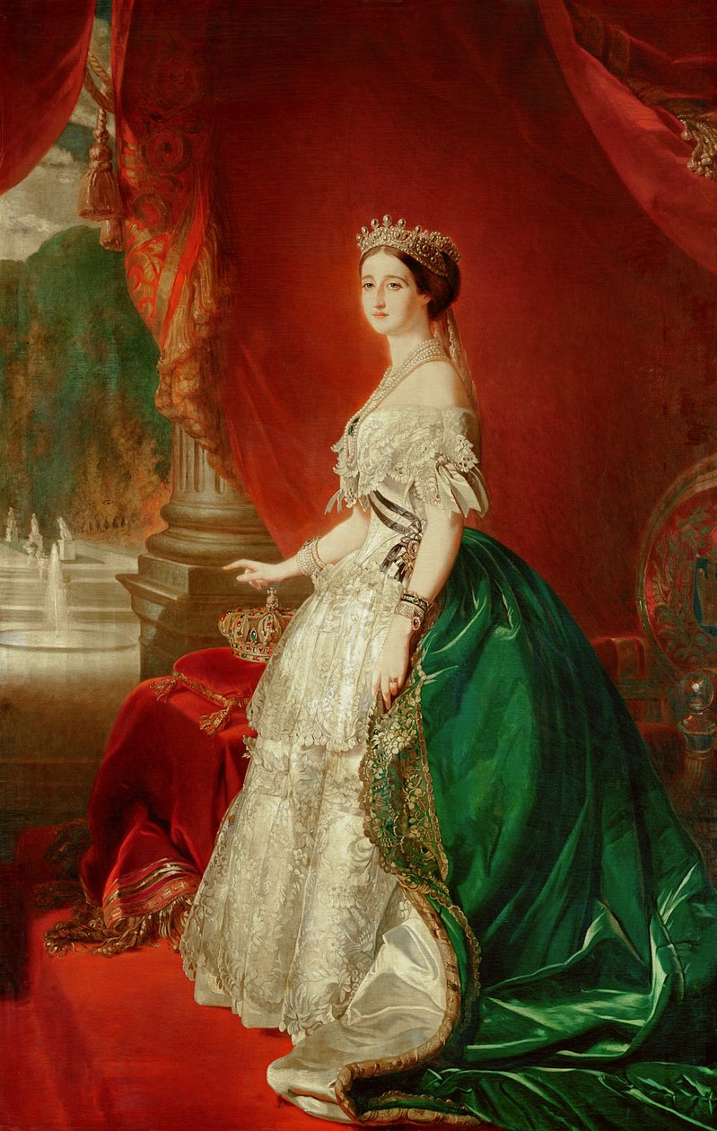Emperatriz Eugenia de Francia (1826-1920) esposa de Napoleón Bonaparte III (1808-73) de Franz Xaver Winterhalter