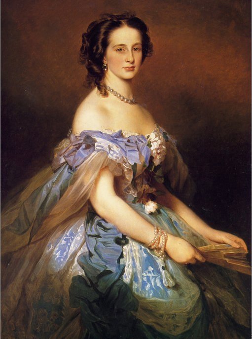 Gran Duquesa Alexandra Iosifovna de Franz Xaver Winterhalter