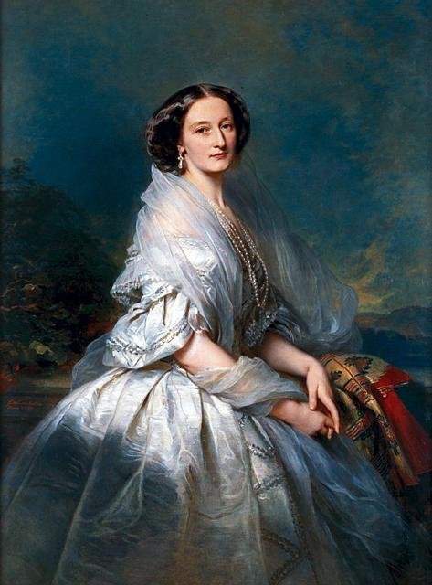 Retrato de Eliza Franciszka Krasiska de soltera Branicka de Franz Xaver Winterhalter