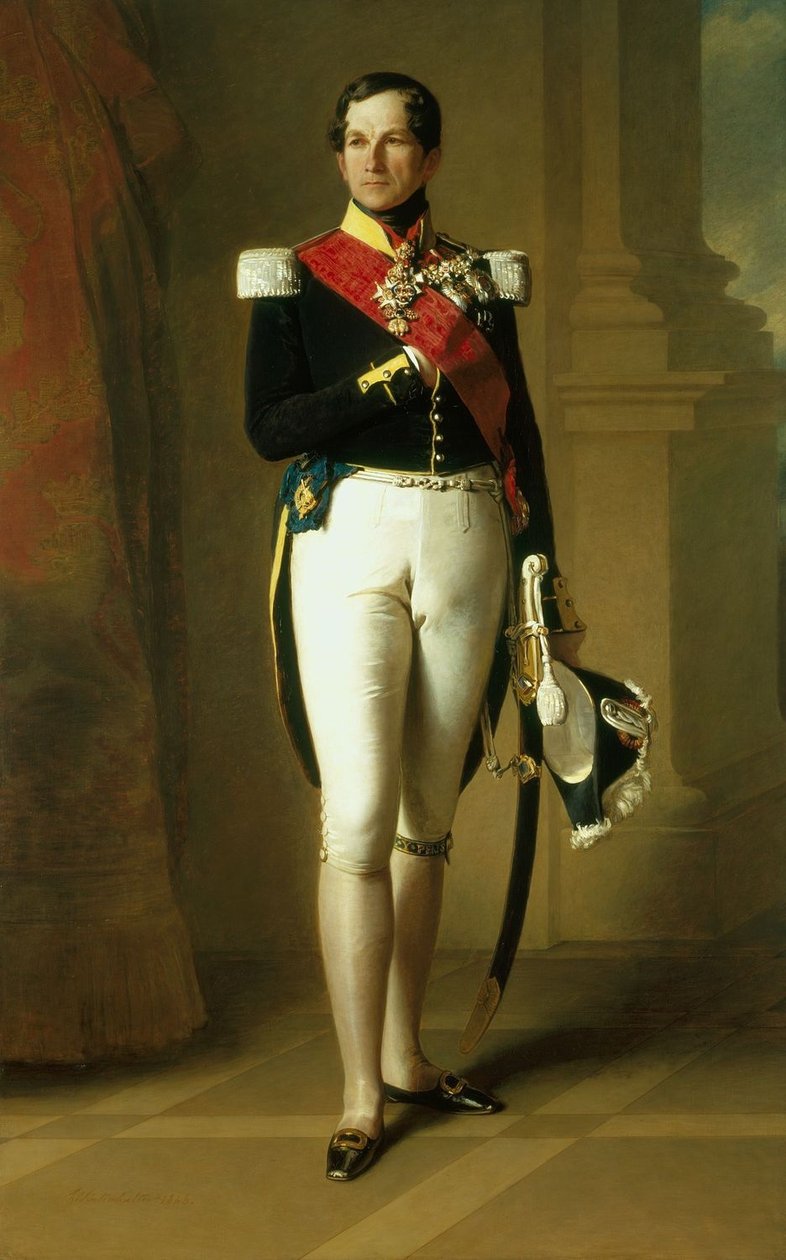 Retrato de Leopoldo I de Bélgica de Franz Xaver Winterhalter