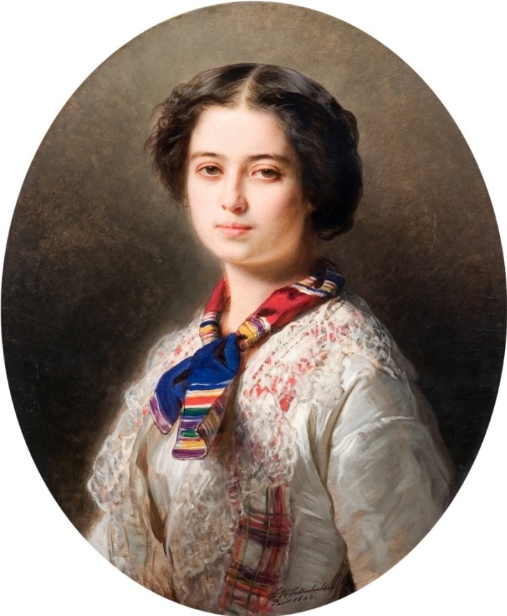 Retrato de Cecilia Lubomirska de Franz Xaver Winterhalter