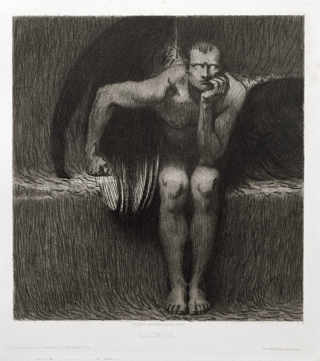 Lucifer, 1892 de Franz von Stuck