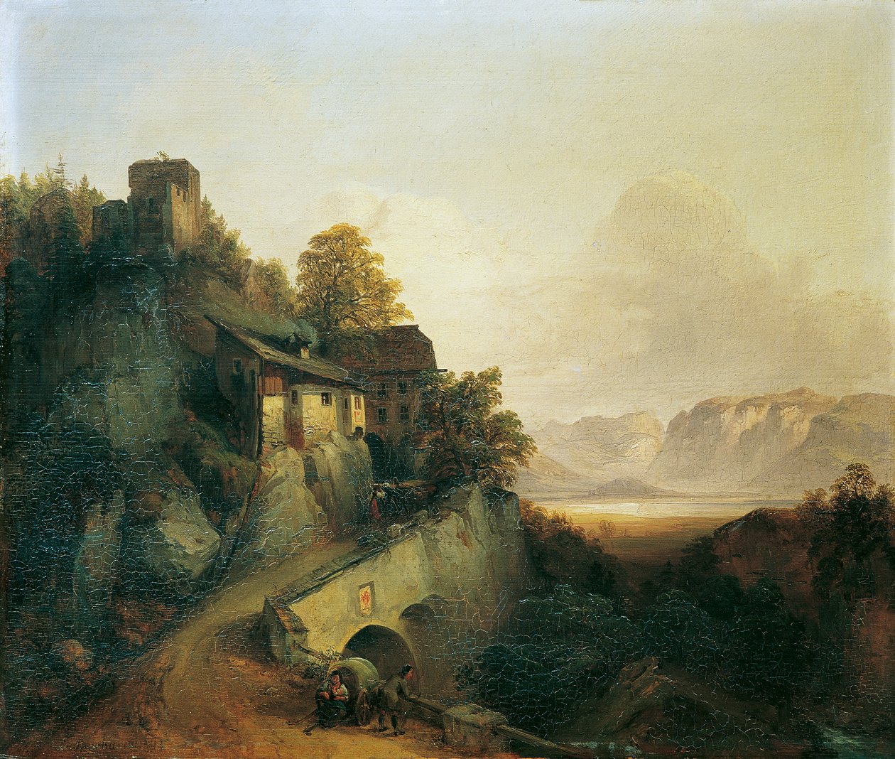Carretera de montaña en Tirol de Franz Barbarini