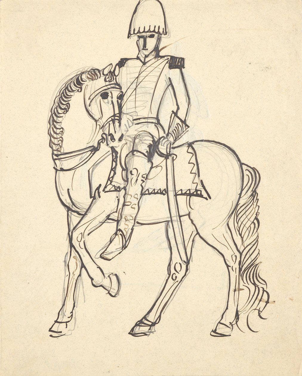 oficial a caballo de Franz Barwig d. Ä.