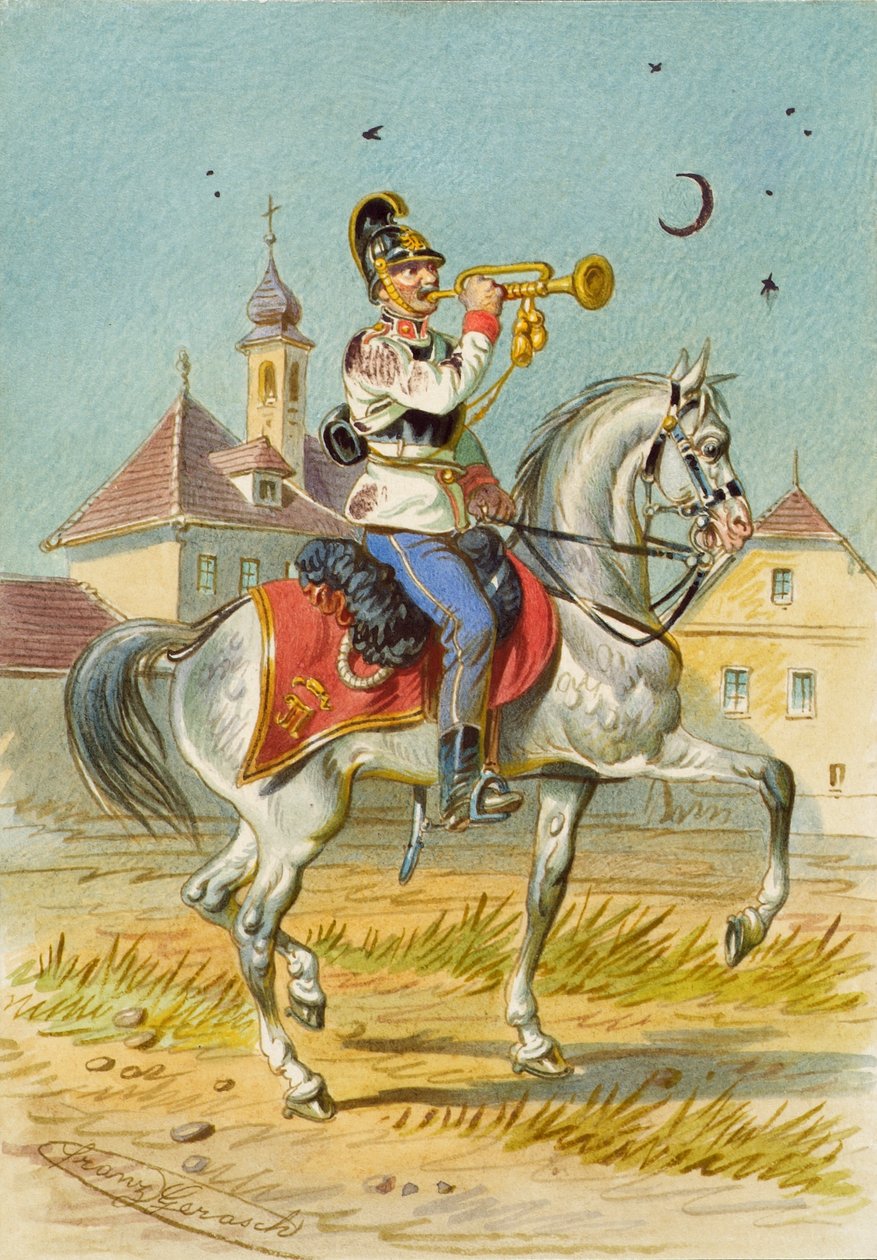 soldado a caballo de Franz Gerasch