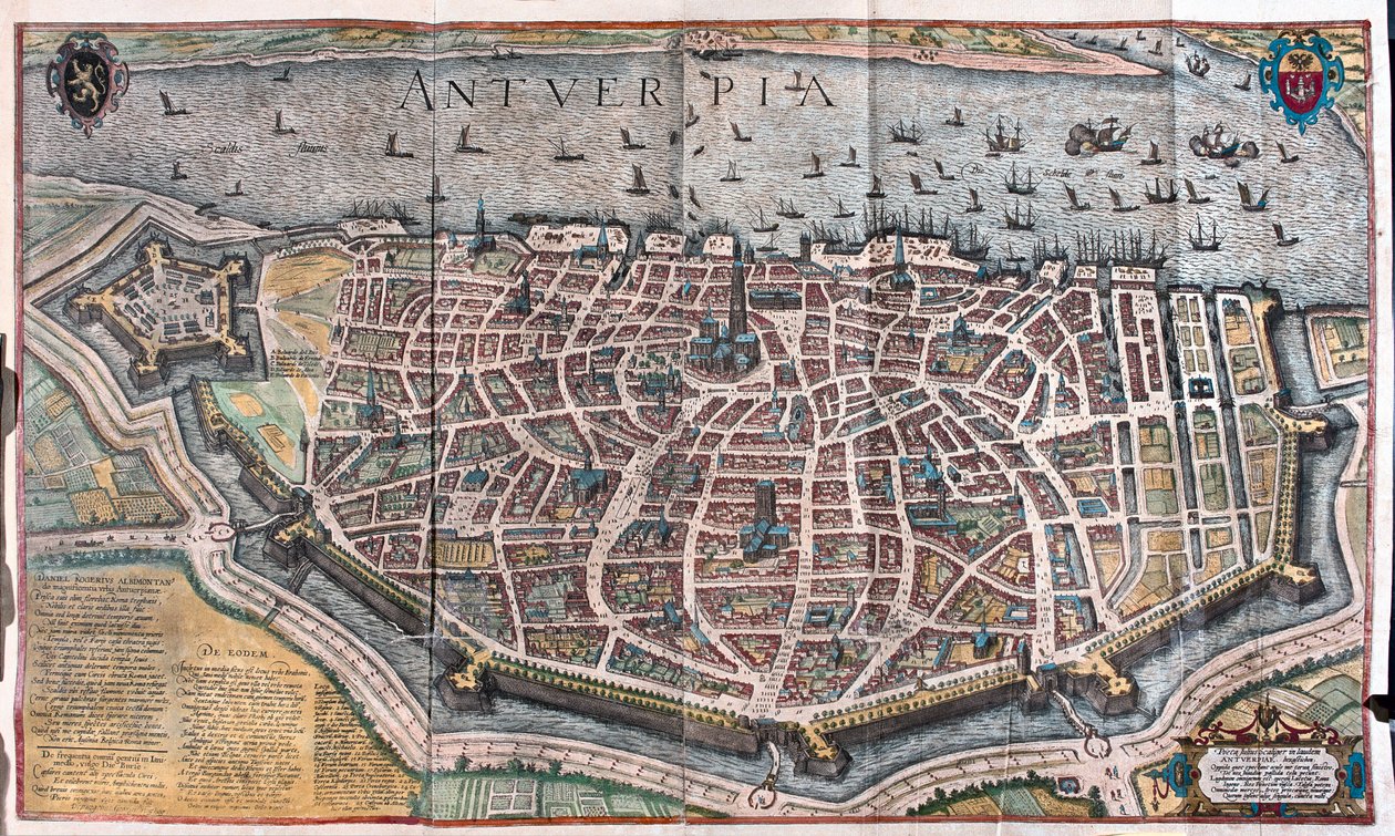Amberes, Bélgica (grabado) de Franz Hogenberg