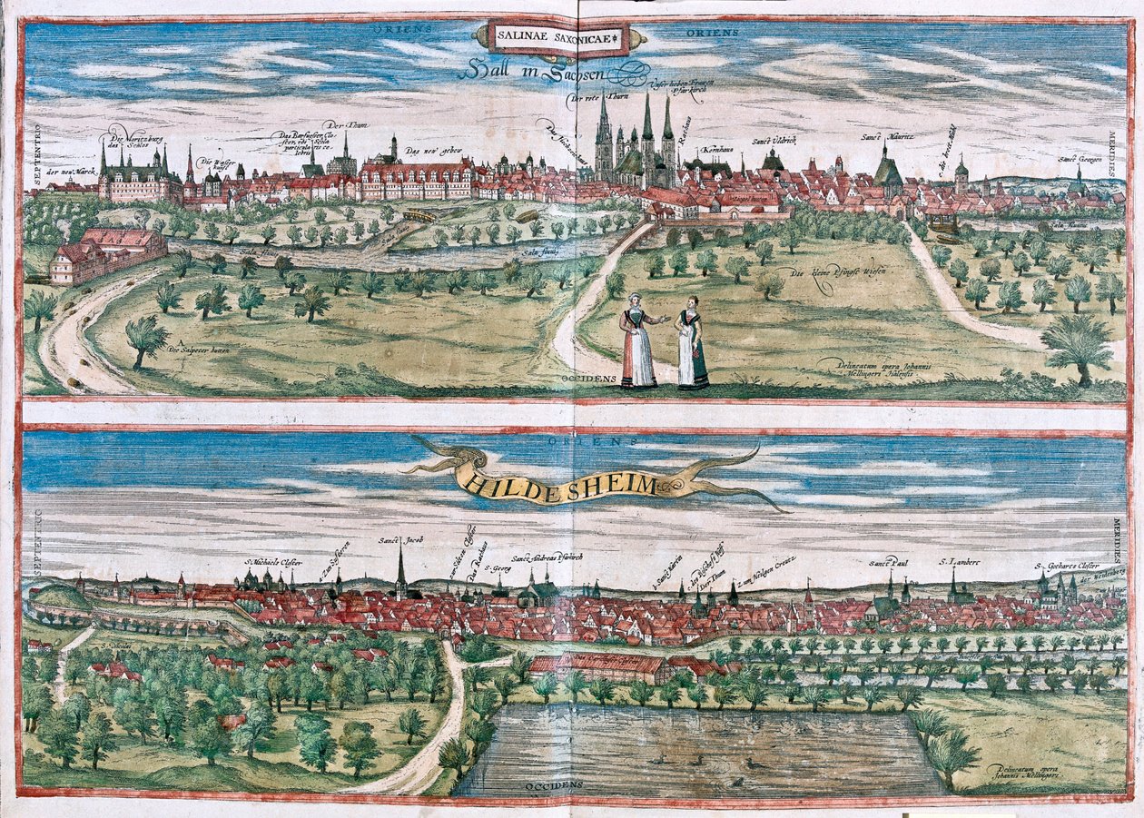 Halle (Saale), Alemania de Franz Hogenberg