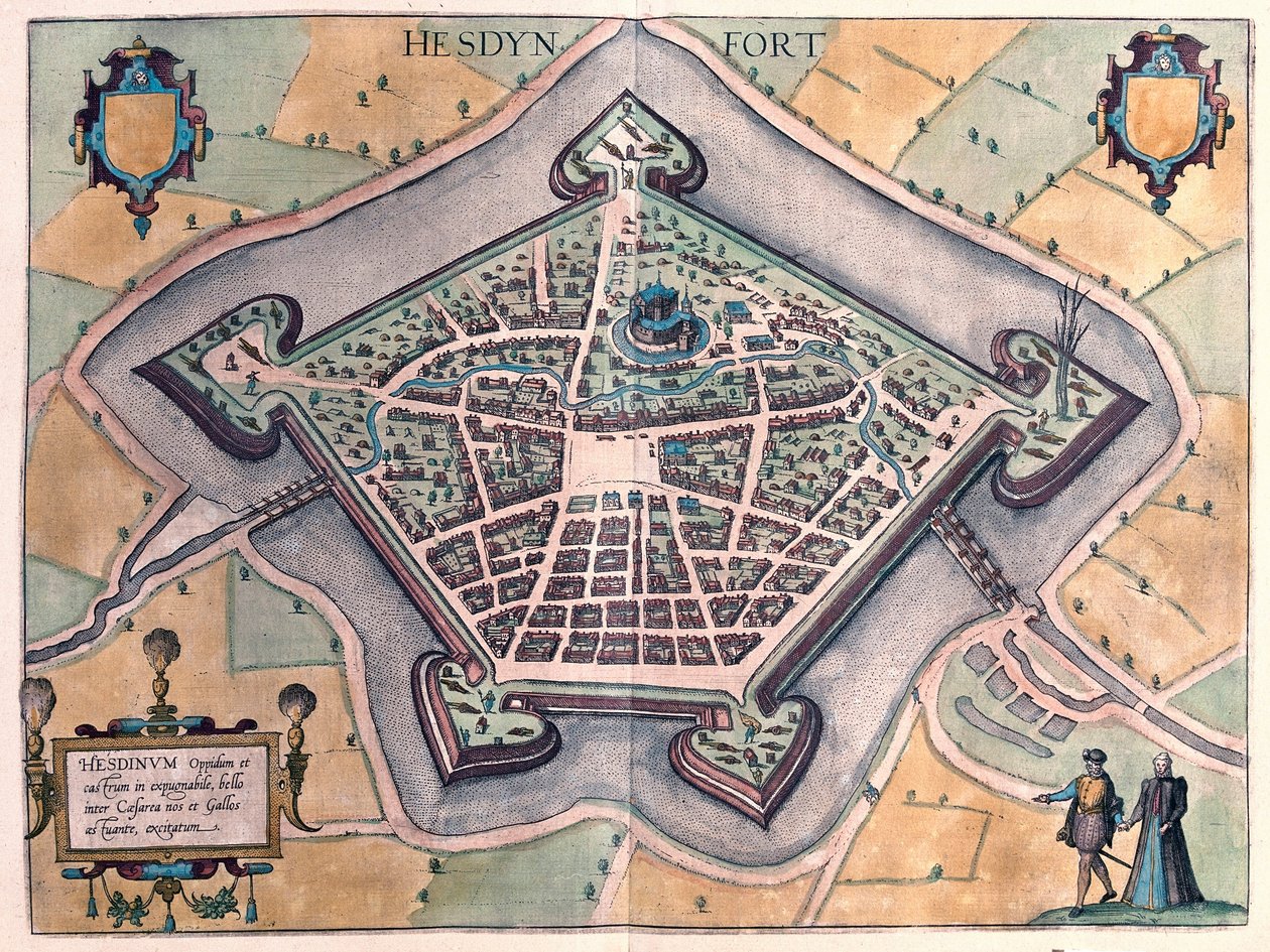 Hesdin, Francia de Franz Hogenberg