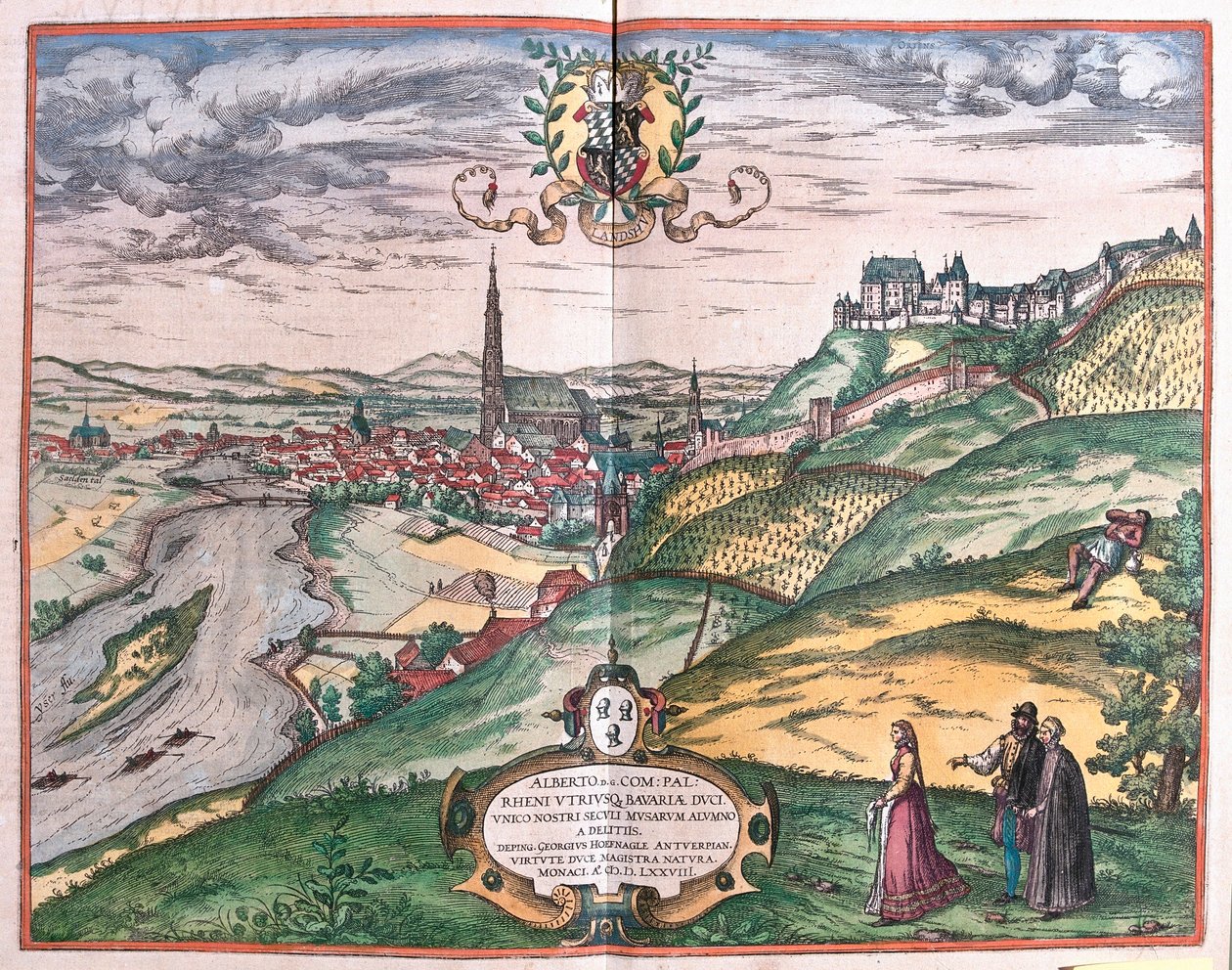 Landshut, Alemania de Franz Hogenberg