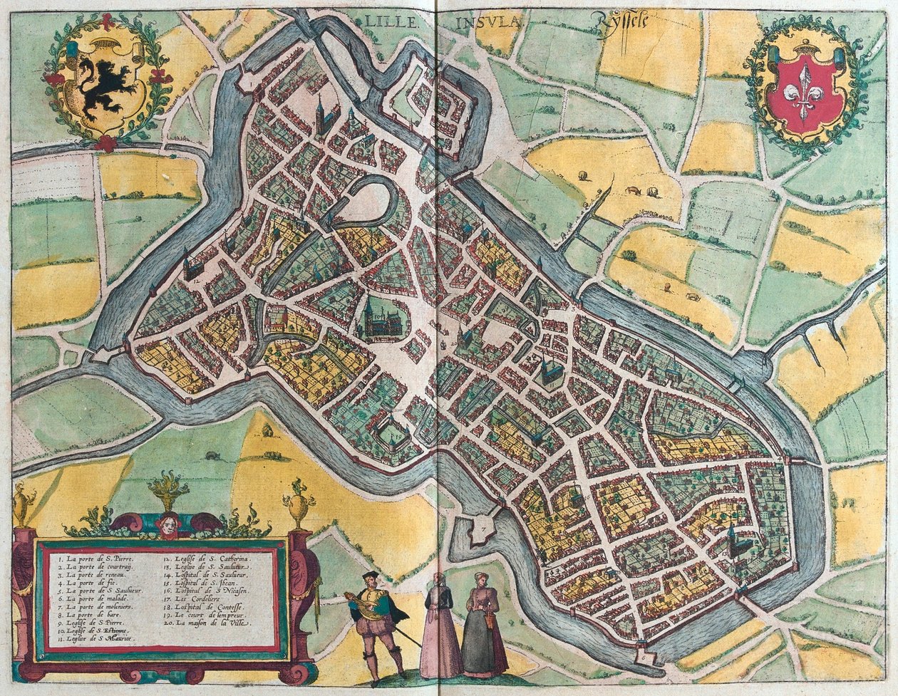 Lille, Francia de Franz Hogenberg
