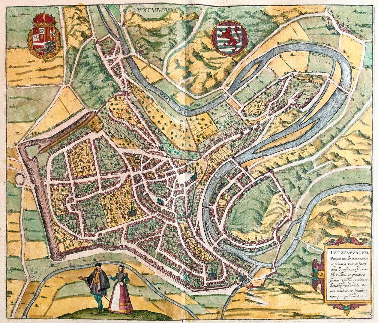 Luxemburgo de Franz Hogenberg