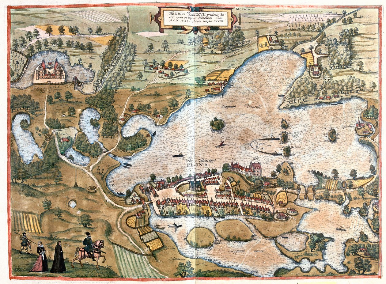 Plön, Alemania de Franz Hogenberg