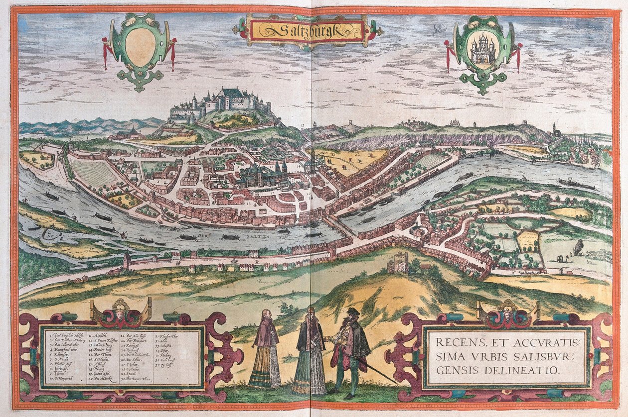 Salzburgo, Austria de Franz Hogenberg