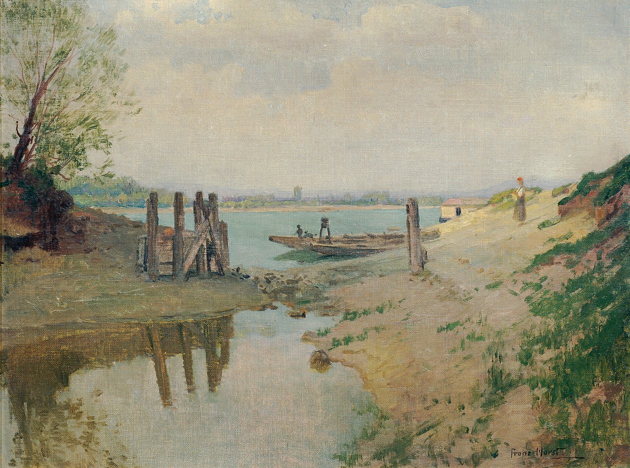 En el Danubio cerca de Greifenstein de Franz Horst