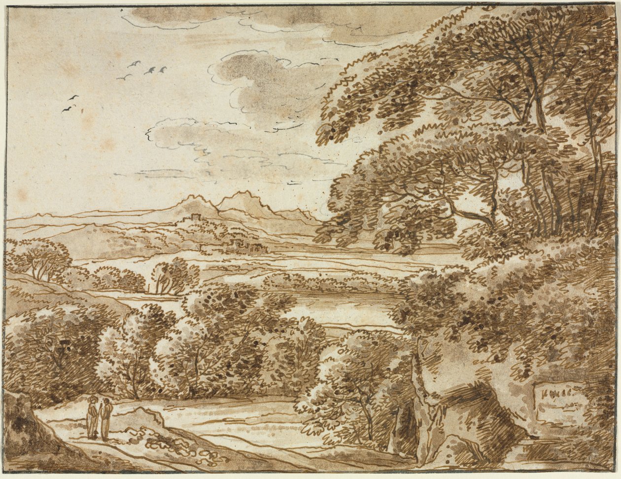Paisaje, c1780 de Franz Kobell