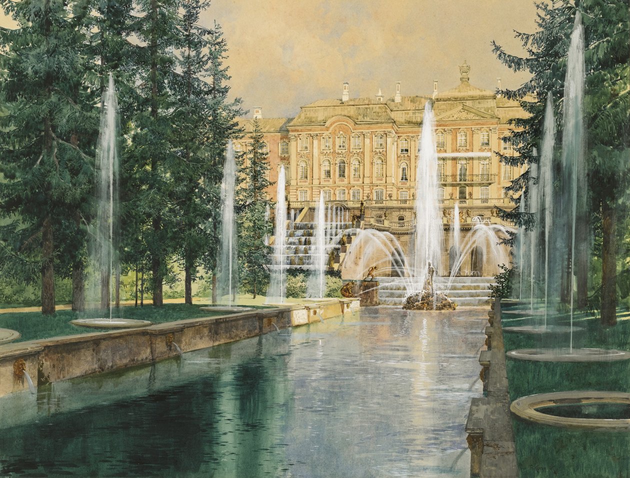 Peterhof, 1898 de Franz Kopallik