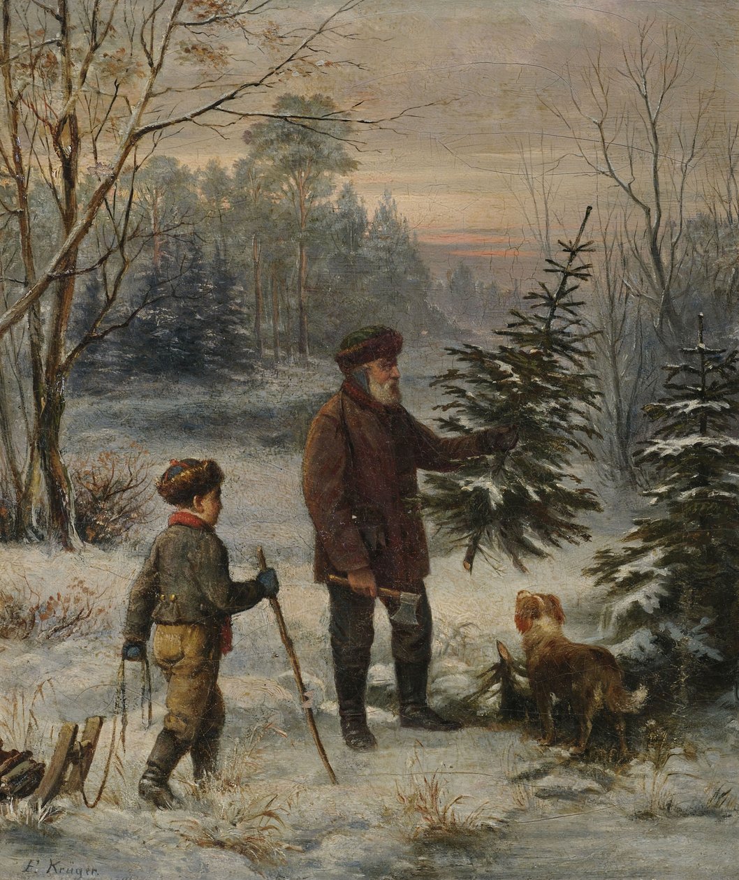 Antes de Navidad de Franz Krüger